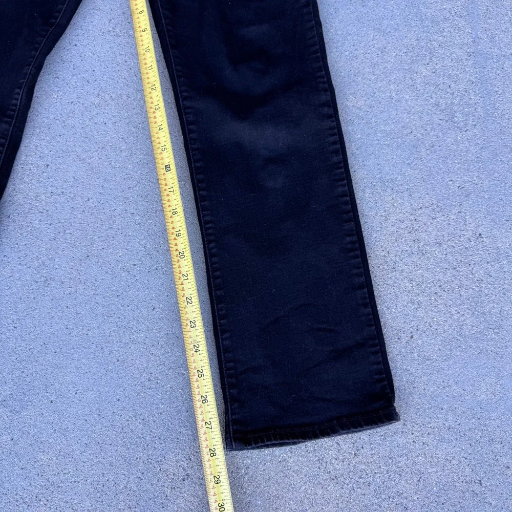 Levi's‎ 724 High Rise Straight Size 30 Black Denim Jeans Women - Picture 5 of 9